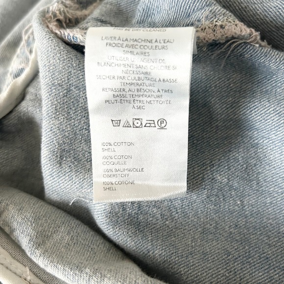 Free People We The Free Lotus Balloon Wide Leg Jeans Light Wash Size 27 - Picture 8 of 8